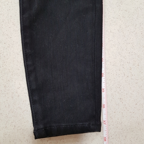 NWT UNIVERSAL THREAD Skinny Legs Black Denim Pull On Jegging Jeans Pants 0 25 - Picture 7 of 9